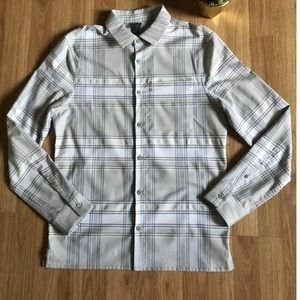 Lululemon Masons Peak flannel button down shirt